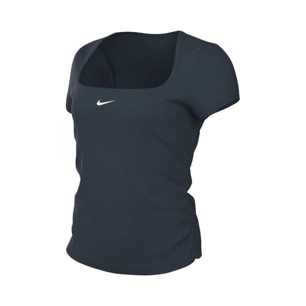 NIKE W NSW NK CHLL SS SQR NCK TOP T-Shirt Damen blau