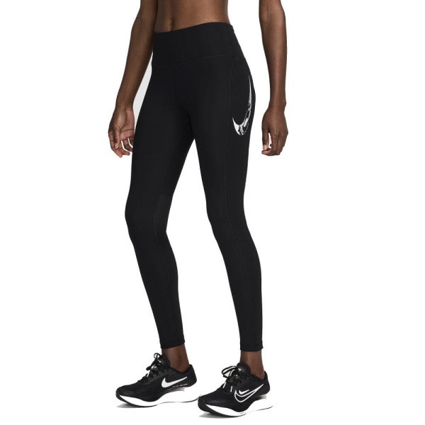 NIKE Fast 7/8-Leggings Damen schwarz