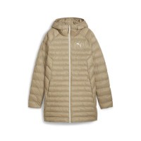 PUMA PackLITE Primaloft Long Hooded Jacke Damen beige