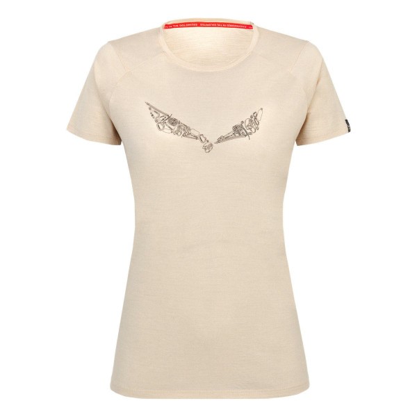 SALEWA Pure Hardware Am T-Shirt Damen beige - Bild 1