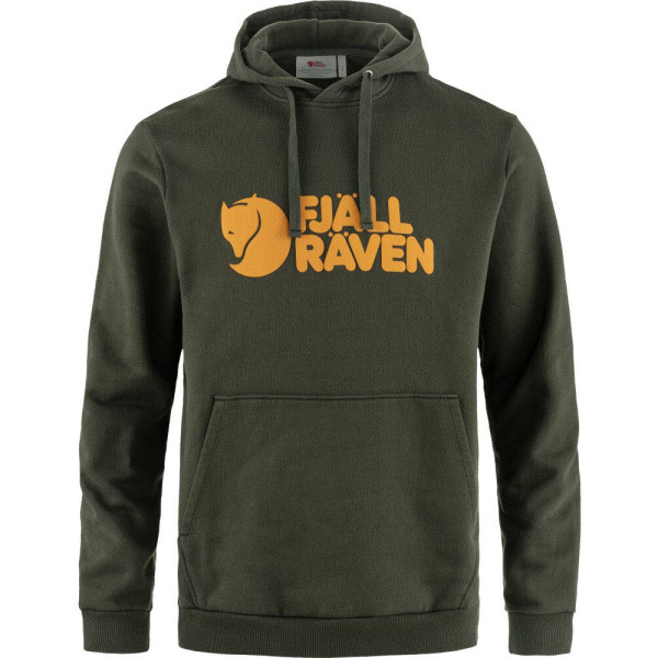 FJÄLLRÄVEN Fjällräven Logo Hoodie Herren grün - Bild 1