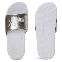 PUMA Badesandale Unisex weiss