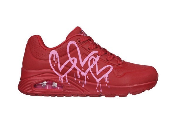 SKECHERS Uno - Dripping In Love Schuhe Damen rot - Bild 1