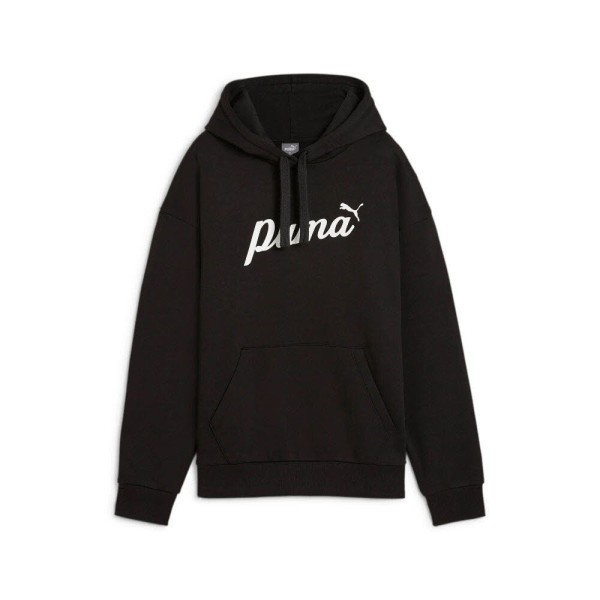 PUMA ESS+ Script Sweatshirt Damen schwarz - Bild 1