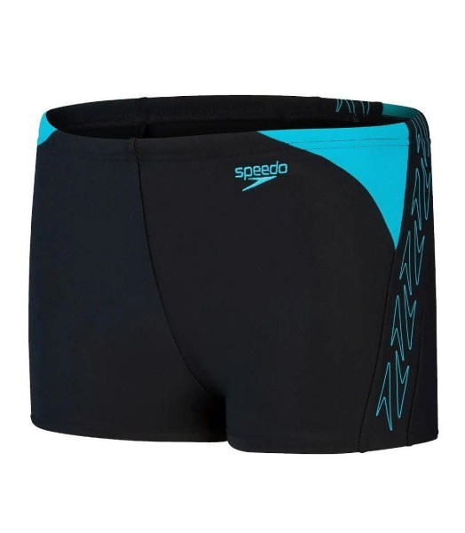 SPEEDO Hyperboom Spl Asht Jm Black/Blue Badehose Kinder schwarz