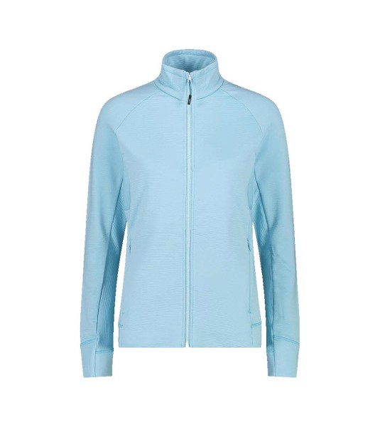 CAMPAGNOLO CMP Unlimitech Grid Tech Stretch Fleecejacke Damen blau