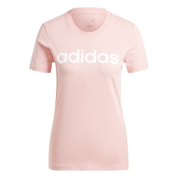 ADIDAS Essentials Slim Logo T-Shirt Damen rosa - Bild 1