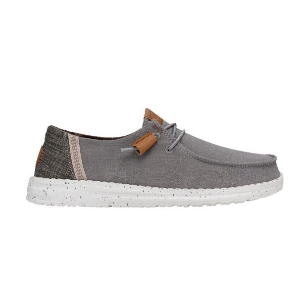 HEYDUDE Wendy Washed Canvas Schuhe Damen grau - Bild 1