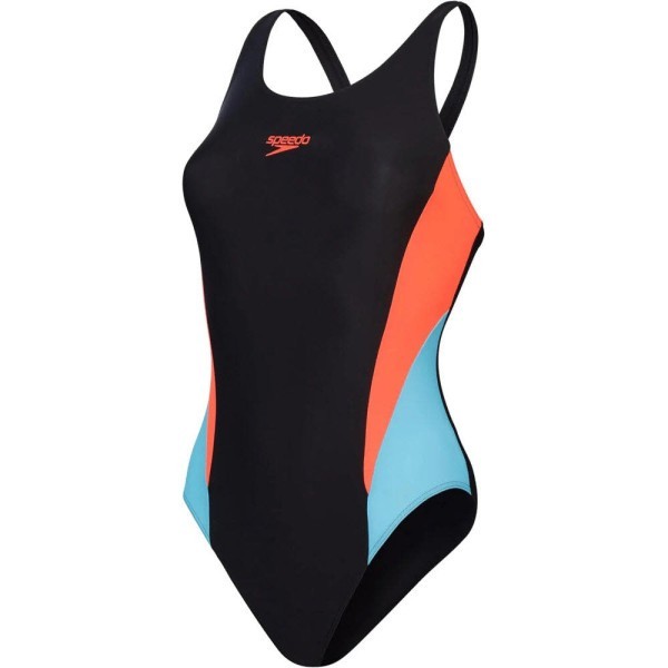 SPEEDO Colourblock 2.0 Badeanzug Damen schwarz - Bild 1