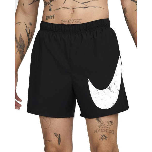 NIKE Challenger Swoosh Shorts Herren schwarz