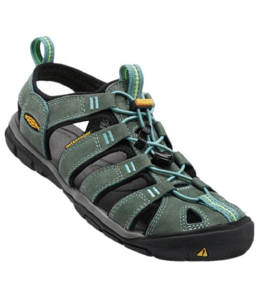 KEEN CLEARWATER CNX LEATHER SCHUHE DAMEN grün - Bild 1