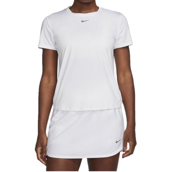 NIKE One Classic T-Shirt Damen weiss