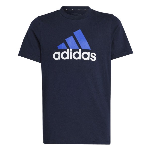 ADIDAS Essentials Two-Color Big Logo Cotton T-Shirt Kinder blau - Bild 1