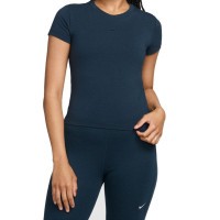 NIKE Sportswear Chill Knit T-Shirt Damen blau