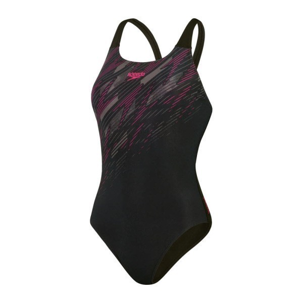 SPEEDO HyperBoom Placement Muscleback Badeanzug Damen schwarz - Bild 1