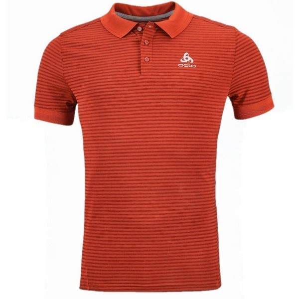 ODLO S/S Nikko Dry Polo Shirt Herren rot