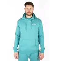 KLEINIGKEIT Organicolas Cage Hoodie Sweatshirt Herren türkis