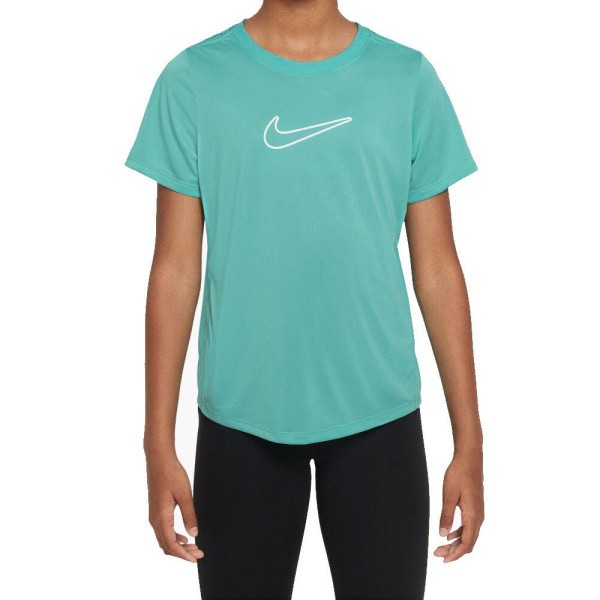 NIKE One Fitted T-Shirt Kinder türkis