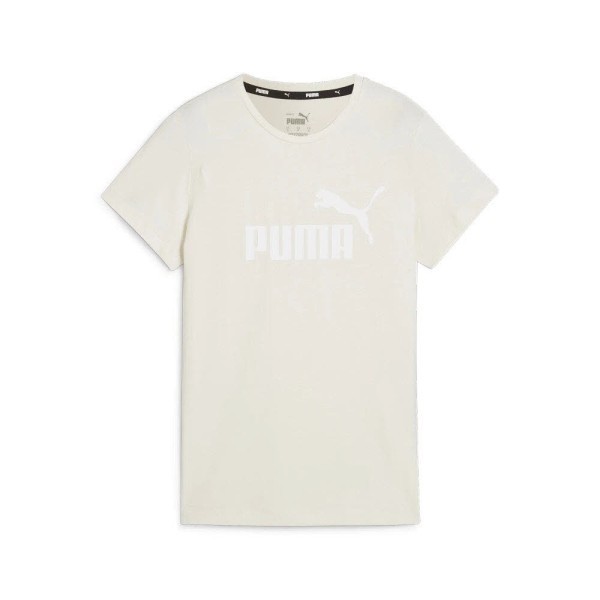 PUMA ESS Logo Tee T-Shirt Damen beige - Bild 1