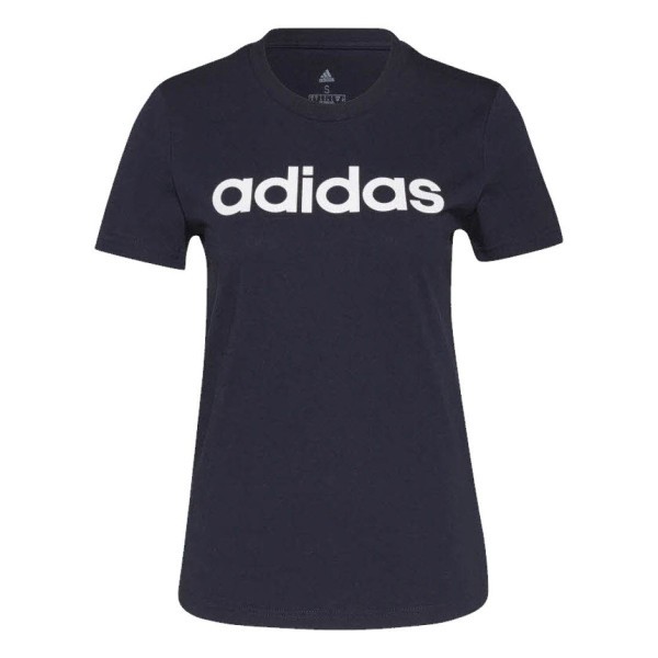 ADIDAS W LIN T-Shirt Damen blau