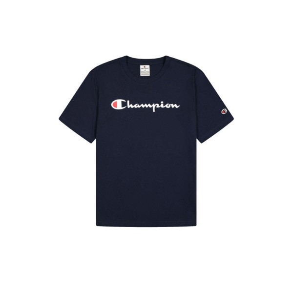 CHAMPION Crewneck T-Shirt Herren blau